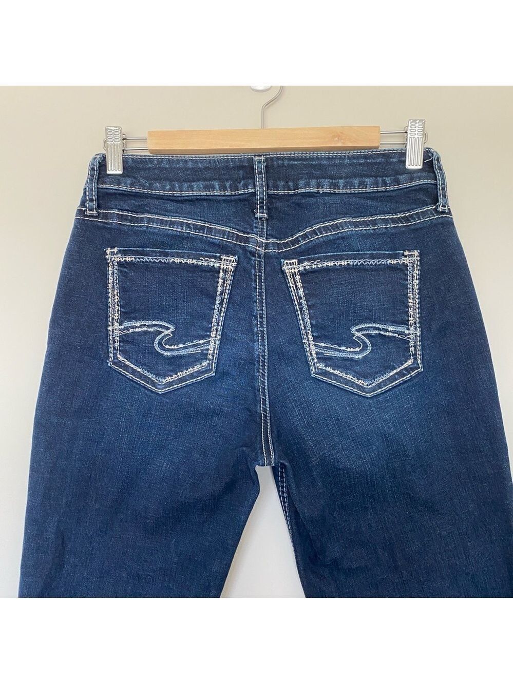 Silver Suki Slim Boot Bootcut Jeans Dark Wash Sz 29x31